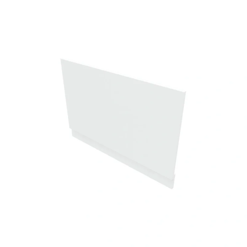 800mm Waterproof Bath End Panel – White