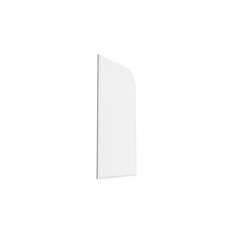 800x1400mm Radius Bath Screen (6mm) – Chrome