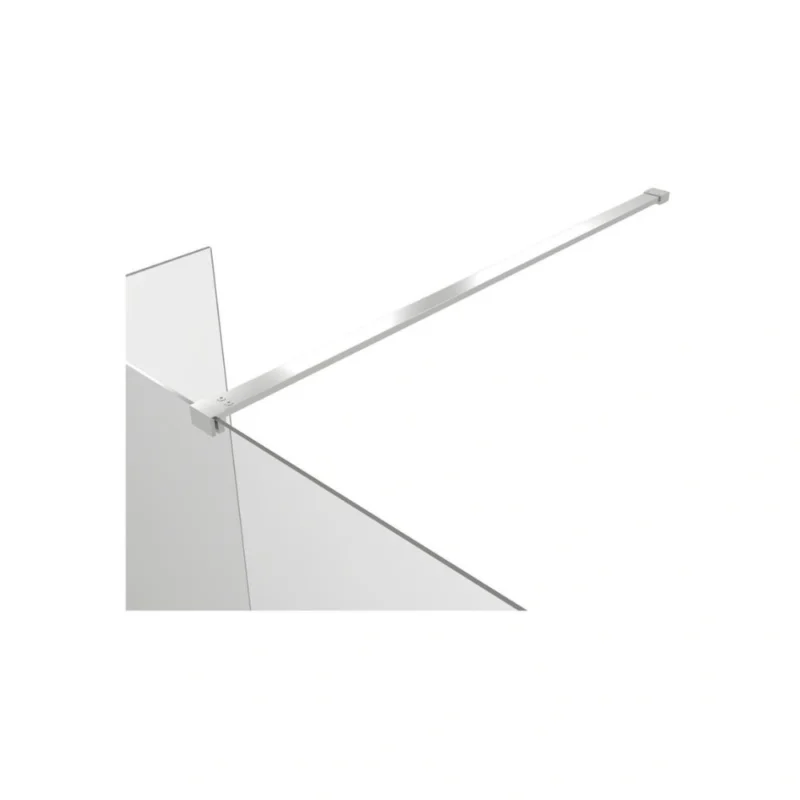 Crystal Optional 300mm Wetroom Hinged Splash Panel - Chrome