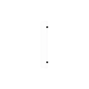 Crystal Optional 300mm Wetroom Hinged Splash Panel - Matt Black