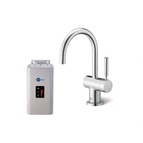InSinkErator HC3300 Instant Hot & Cold Mixer Tap, Neo Tank & Filter Pack – Polished Chrome
