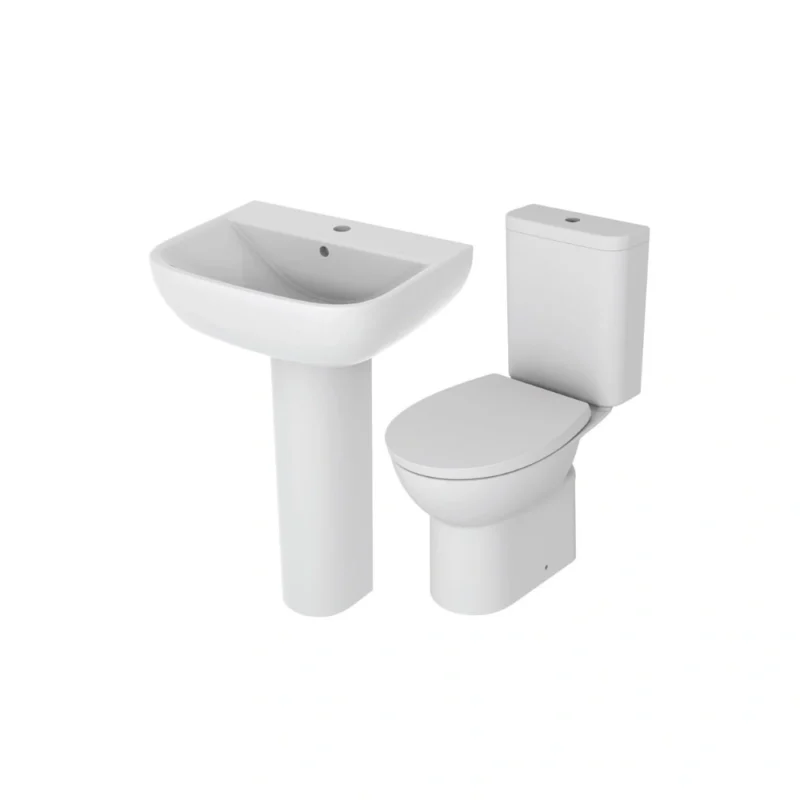 2Go 4‑Piece Ceramics Bathroom Suite