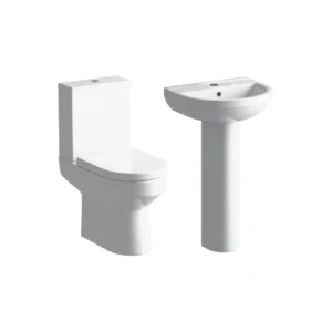 Chloe 4‑Piece Ceramics Bathroom Suite Bundle